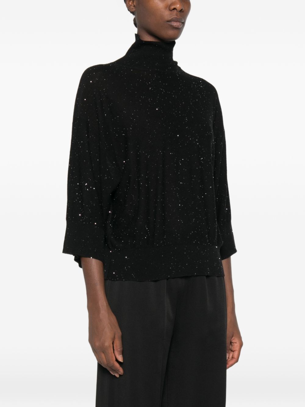 Fabiana Filippi Sweaters - BLACK | 366c26a34cec9939e342f58d5d8658184bd7e577