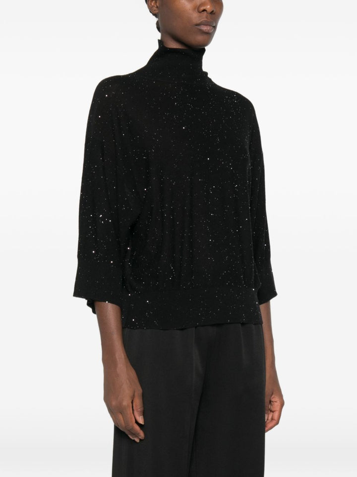 Fabiana Filippi Sweaters - BLACK | 366c26a34cec9939e342f58d5d8658184bd7e577