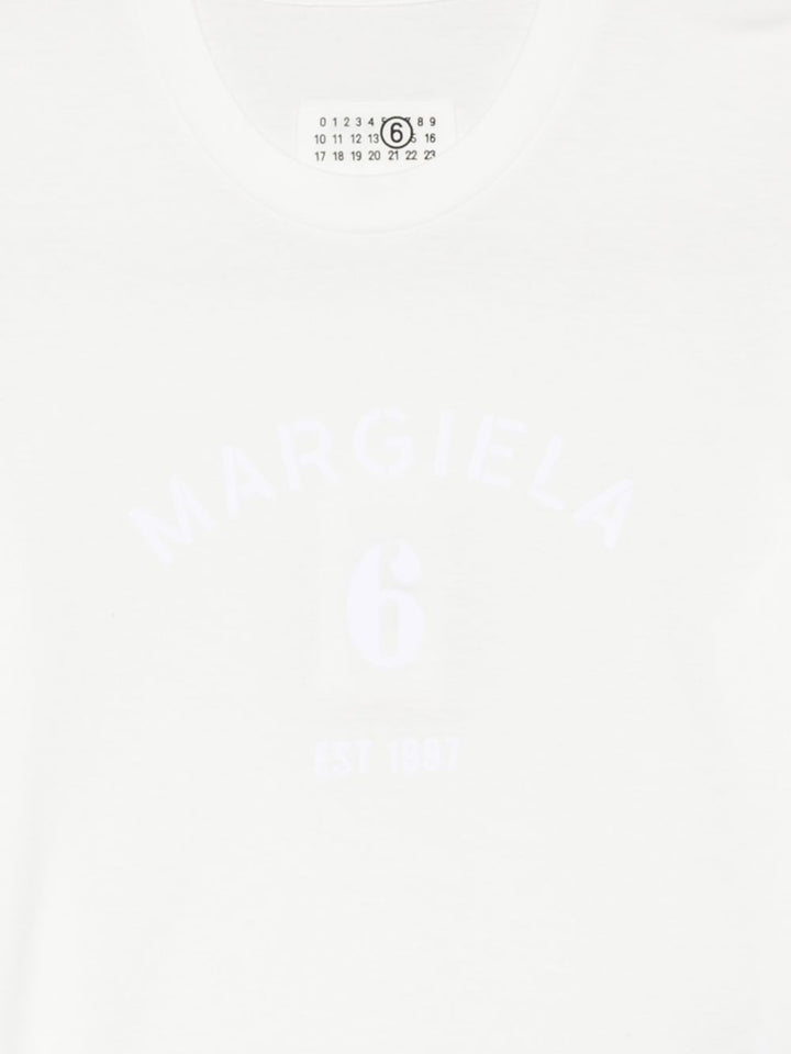 Mm6 Maison Margiela T-shirts and Polos - WHITE | 9c66bca7cb7bdd2b891f5058ec26a144f50eb48e