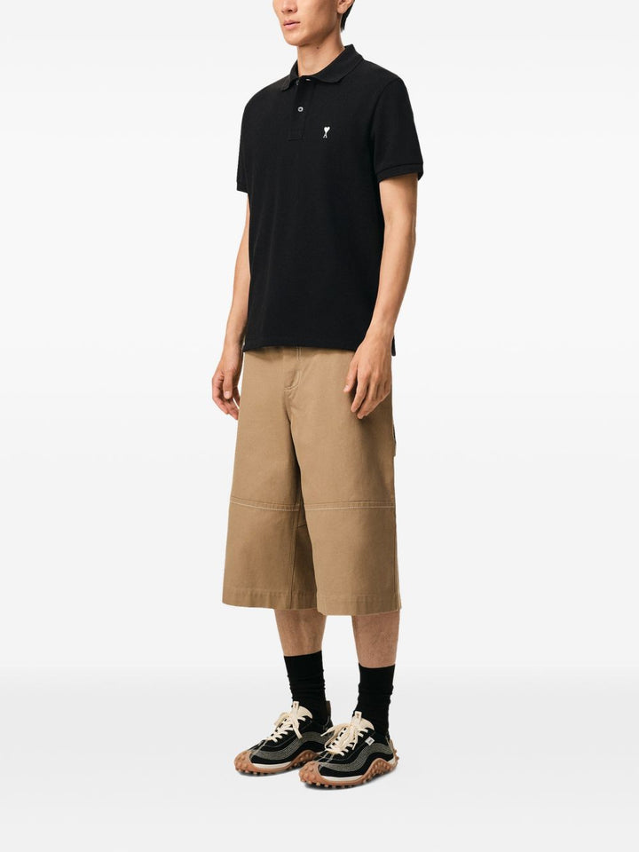 Ami Paris T-shirts and Polos - BLACK | 6d50c901c00b2154f04afc43e8564a1bb13d0c87