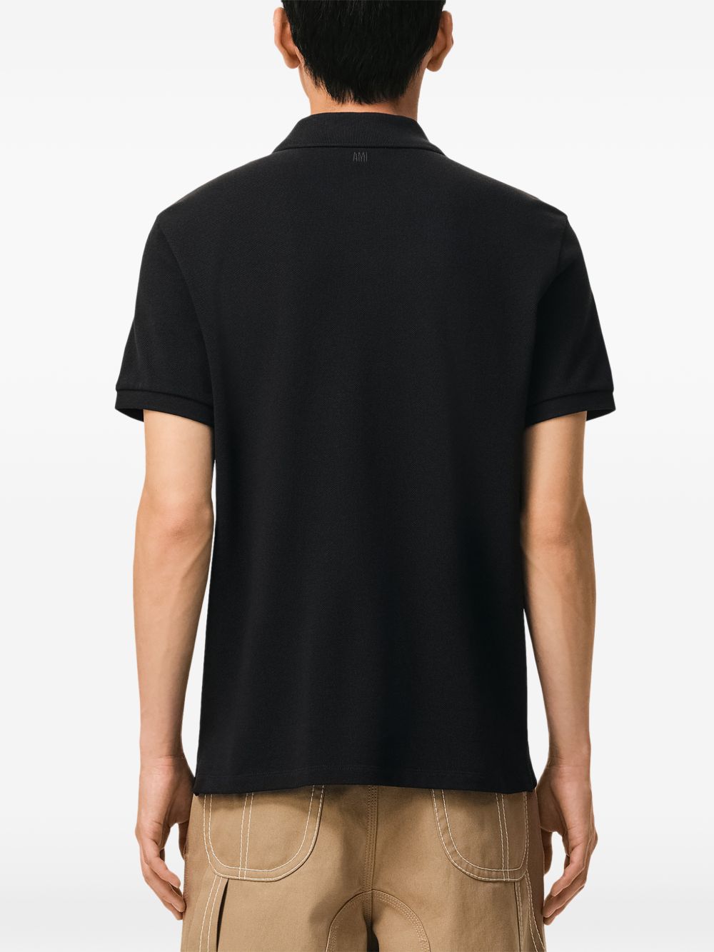 Ami Paris T-shirts and Polos - BLACK | 58ac775b3ac8646a8255e3120880a67bd35e93ed
