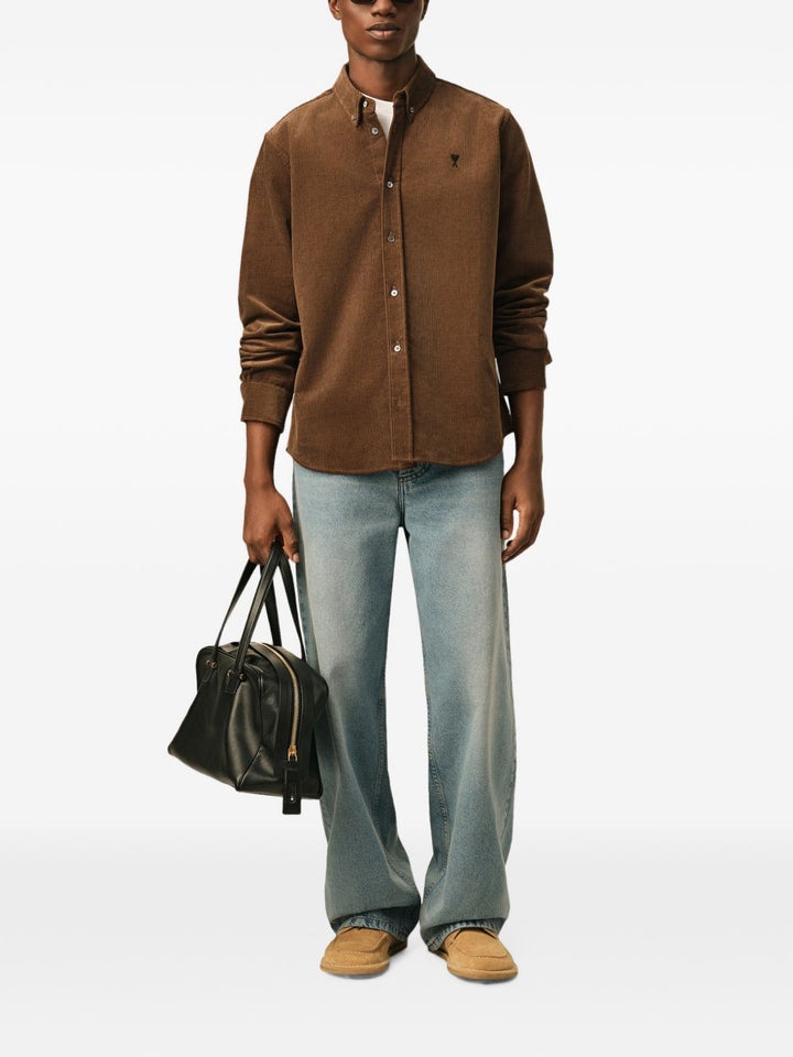 Ami Paris Shirts - BROWN | 1bcd3de7d937e7349a2da5fde0b0cbcb5421450c