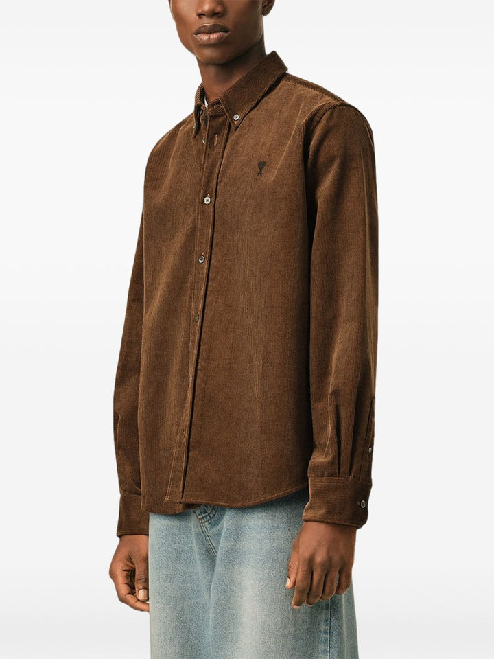 Ami Paris Shirts - BROWN | 2f11d686283d24f2579e47044e71a8685a6b808c