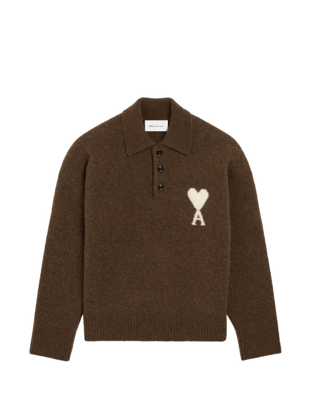 Ami Paris T-shirts and Polos - BROWN | cd57ad150a0fb72ebed6399218a6088654559609