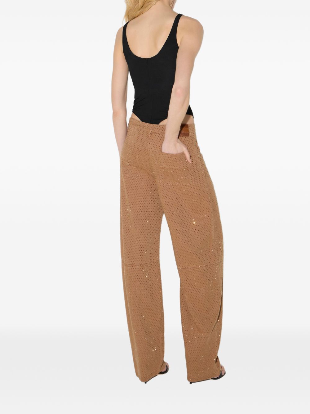 Elisabetta Franchi Trousers - BROWN | 74524dbd4639bf0b85588c4d389ece67123b7180