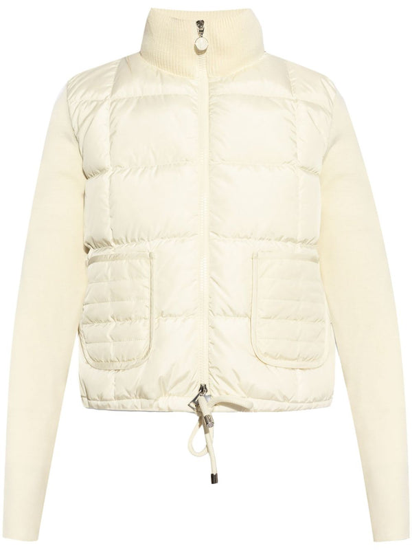 Wool And Nylon Padded Cardigan