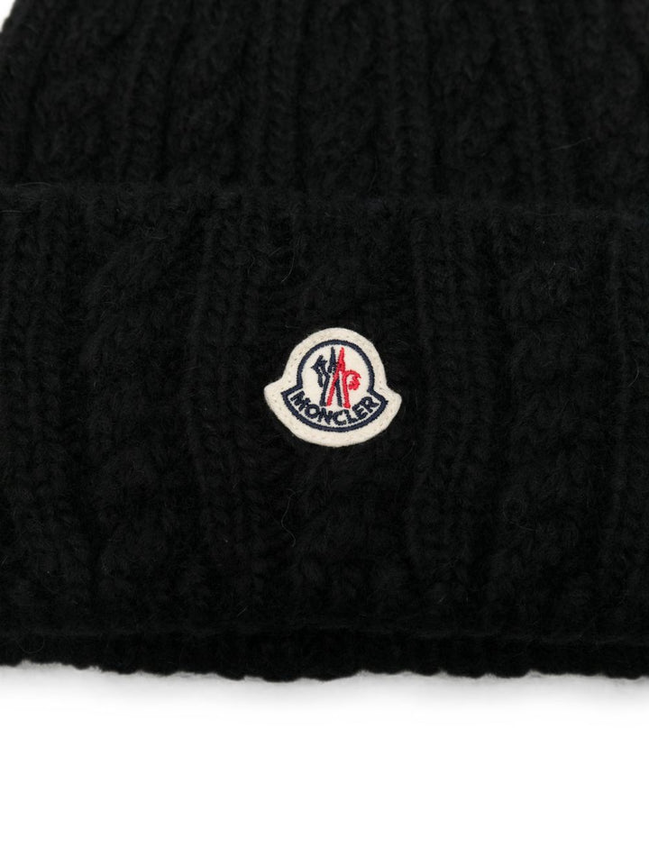 Moncler Hats - BLACK | bb304153aa1c98d7de02f8d13aacbd0939b17a79