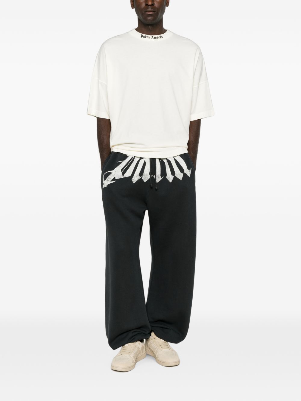 Palm Angels Trousers - BLACK | 101c67bdaeccf38c35aa3222cff431f90ca43854