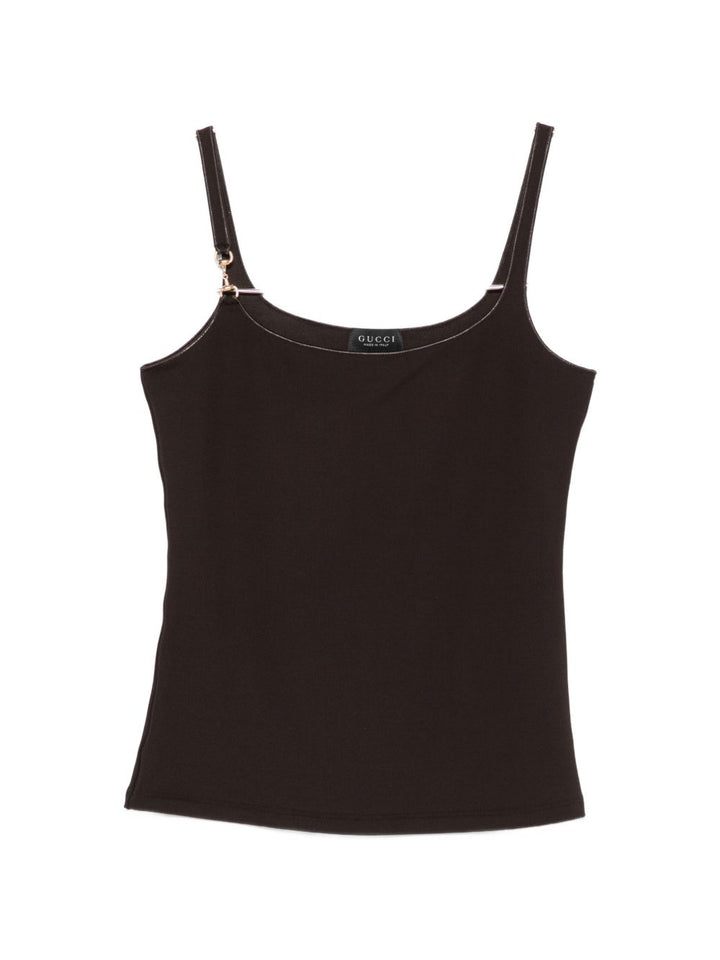 Gucci Top - BROWN | 26693edd2ffc79bc3ebf532f635b88563afb738c