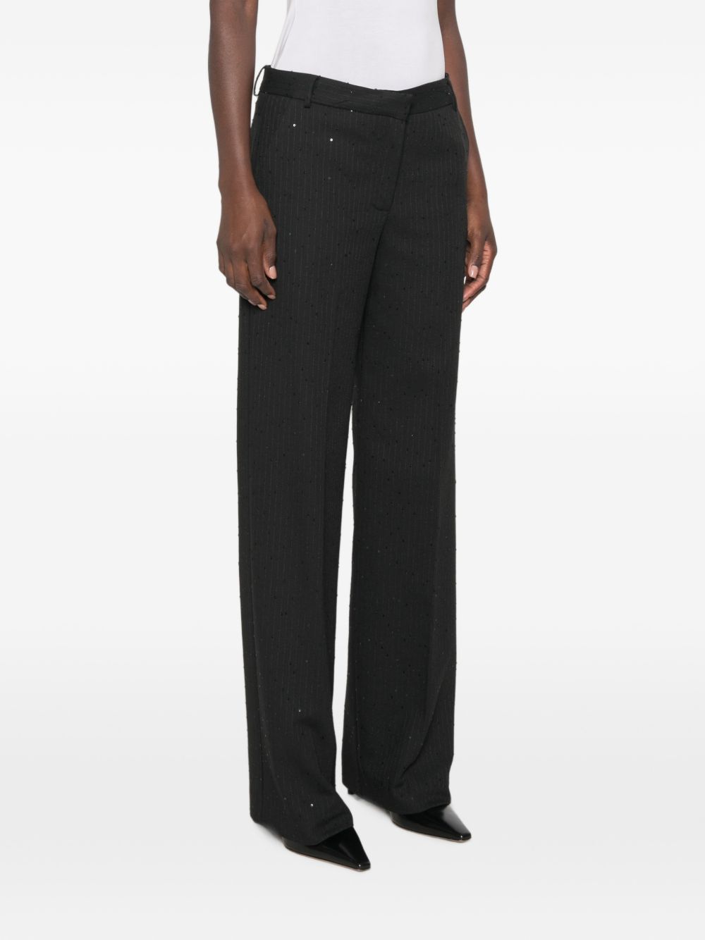 Ermanno Firenze Trousers - BLACK | 9880bb1905caa1c3cbd2e342a36c756fe800422a