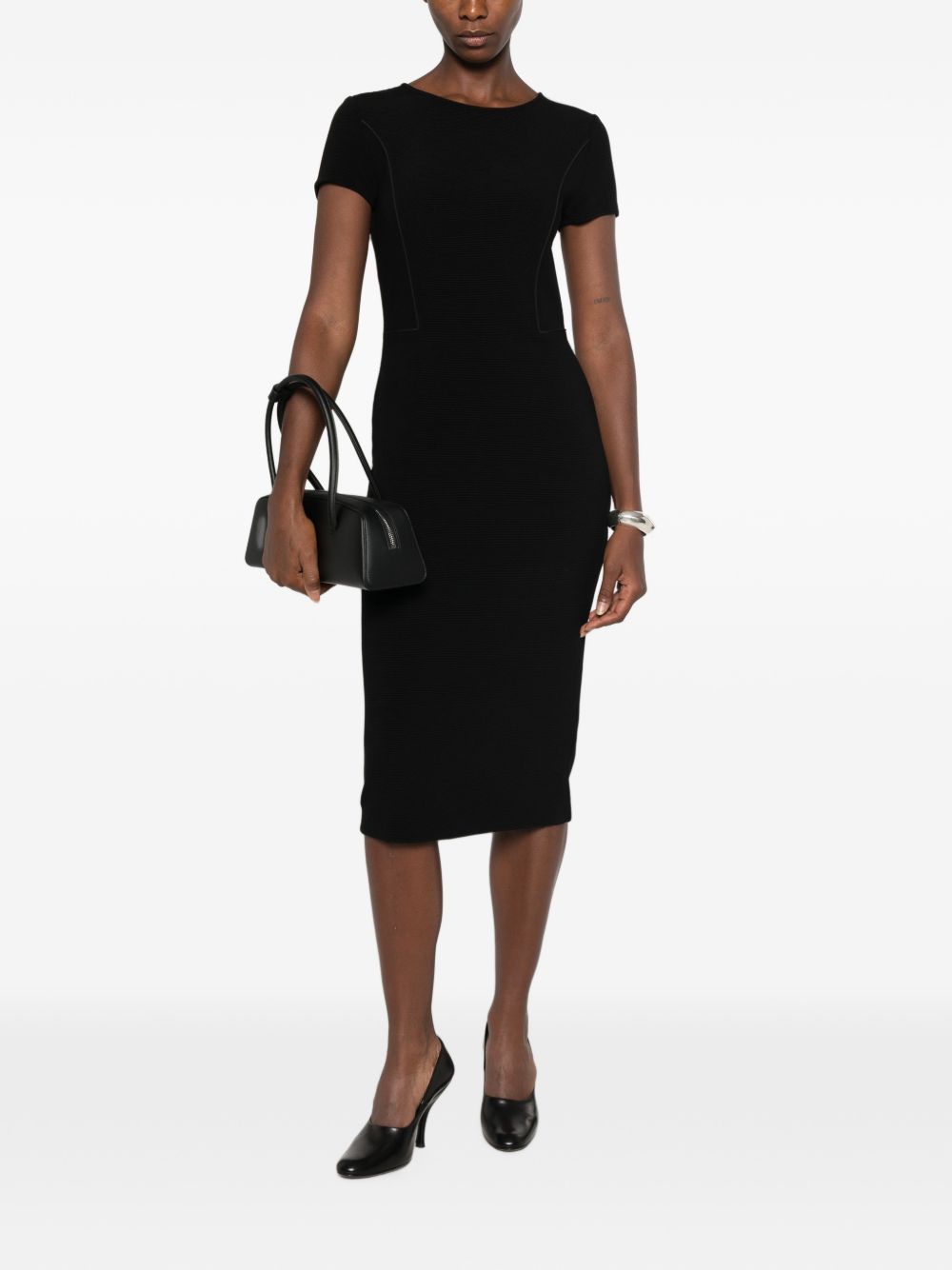 Emporio Armani Dresses - BLACK | 834f3d9687267f98ebfd57b92b0ffbb84fd1c3a1