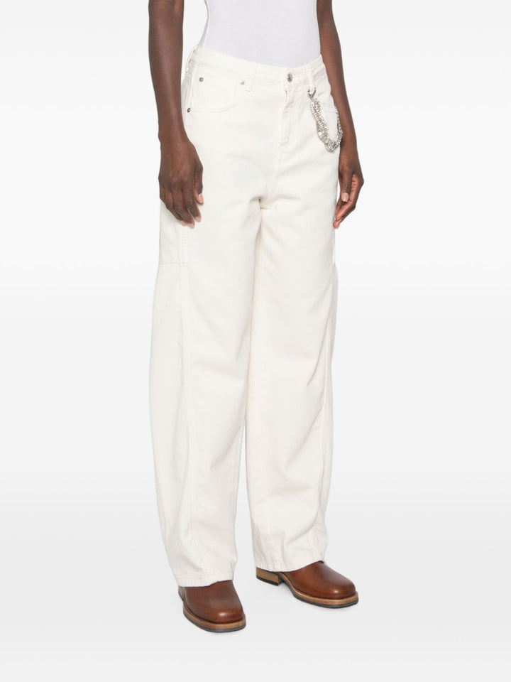 Ermanno Firenze Trousers - WHITE | 35ce78cddbd7c8430fed942078f7e400864c0a1e