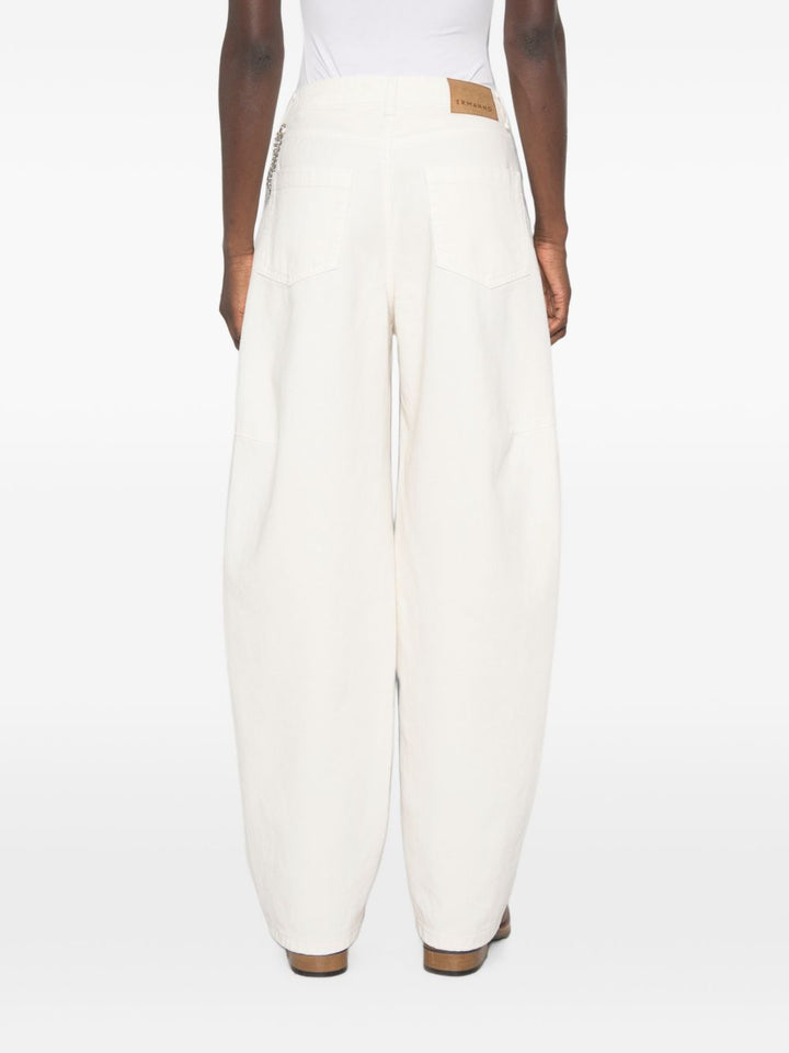 Ermanno Firenze Trousers - WHITE | db7e4fe08f6cfcb8ce59da650d6bec9835123f2b