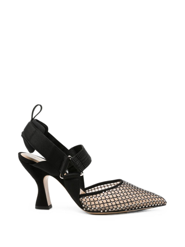 Fendi With Heel - BLACK | 11386403f692d1f16610e7a371e03cdf62000440