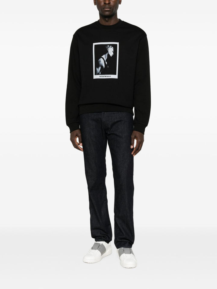 Emporio Armani Capsule Sweaters - BLACK | 8207202e1d8e8ea2ff74ab0ccae1e436a27ba793