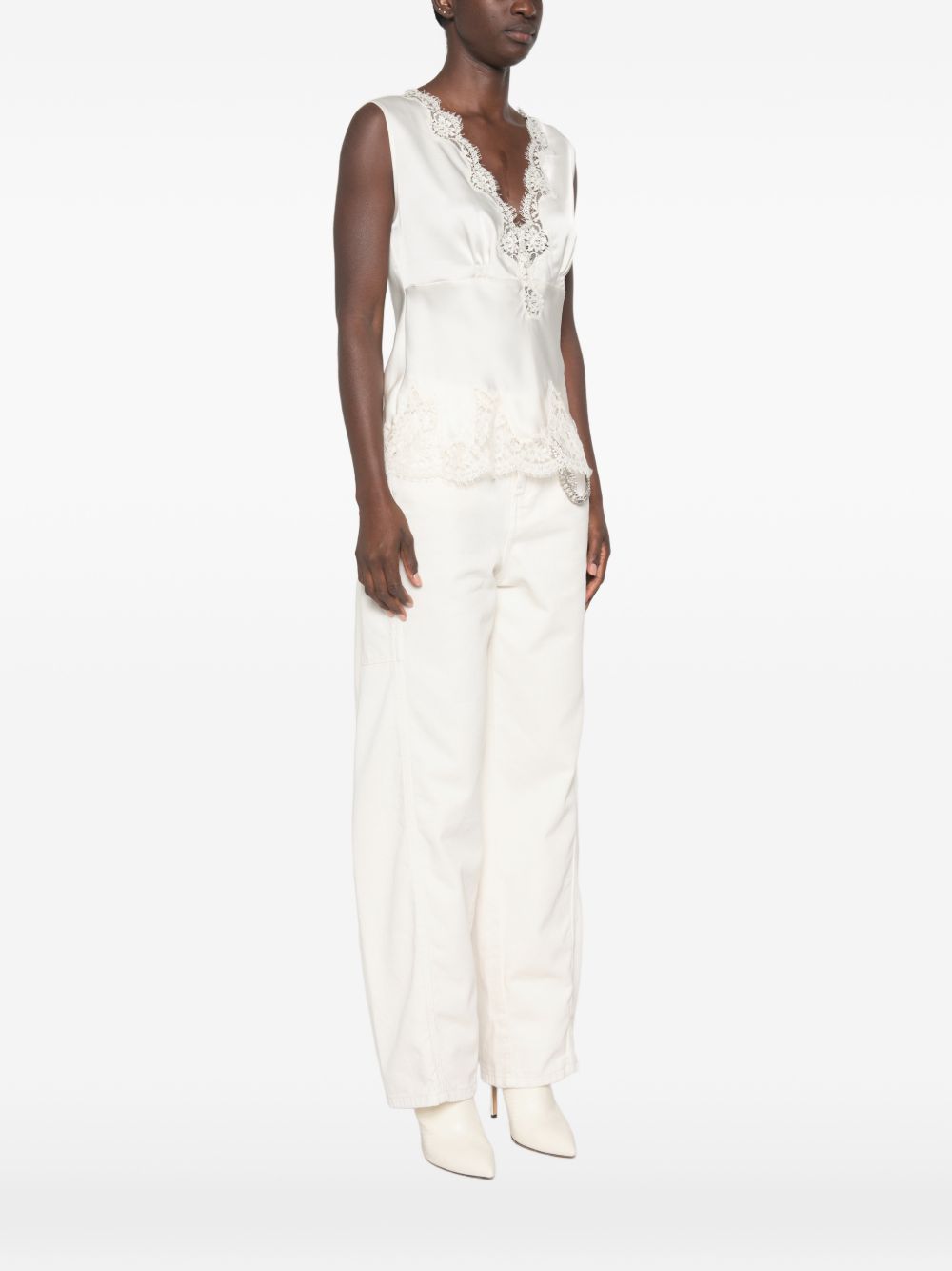Ermanno Firenze Top - WHITE | 0dbef9a25dbaf8bc7f9a6198f63d1097d84e6199