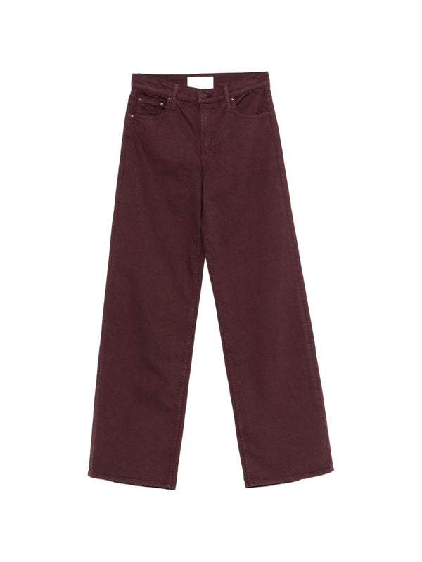 Wide-Leg Denim Jeans