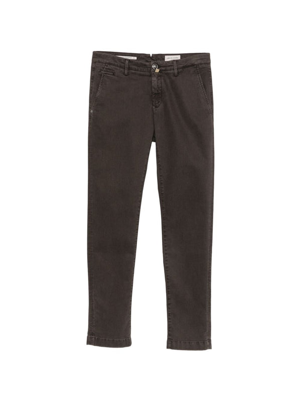 Slim Fit Cotton Trousers