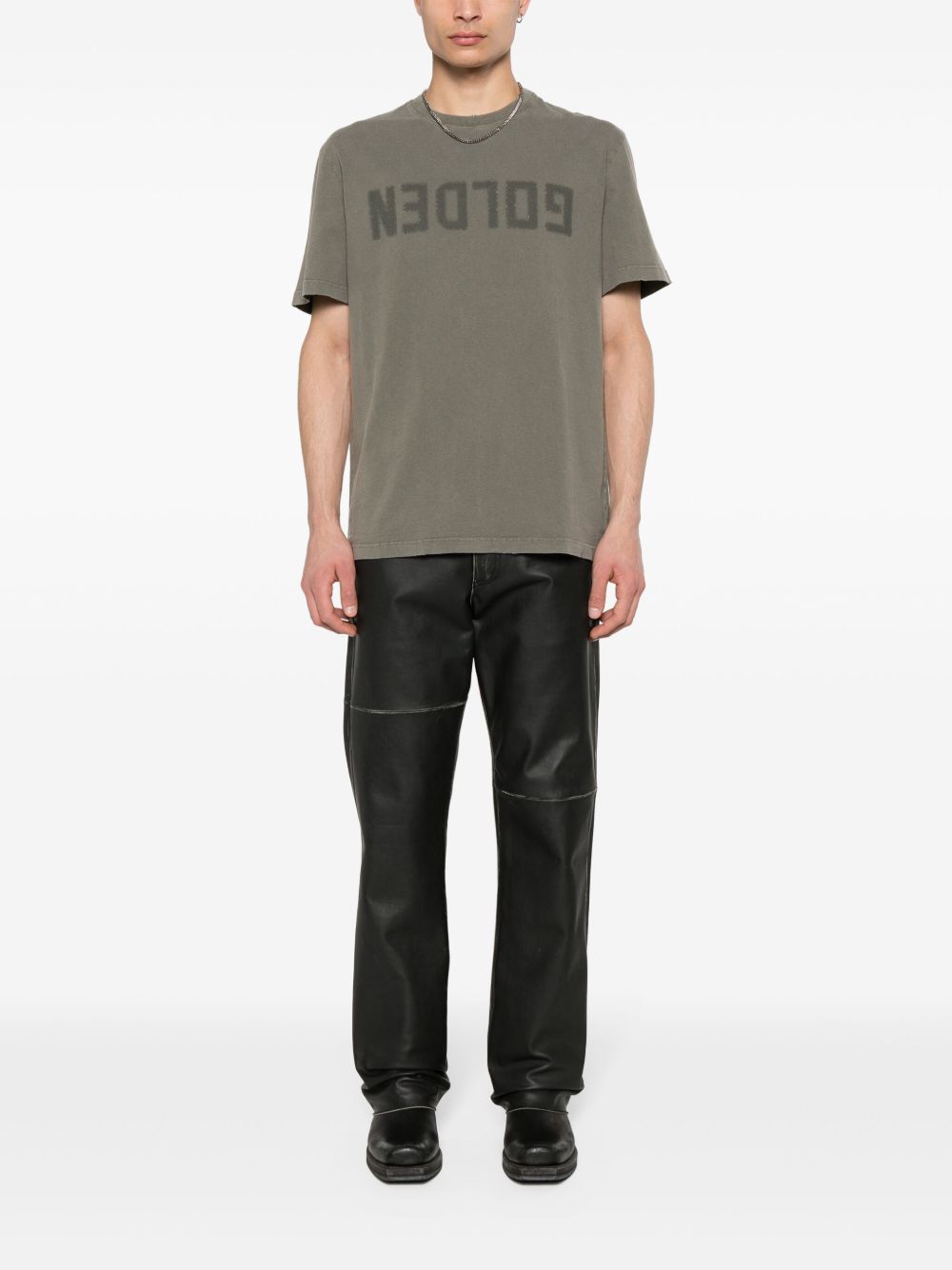Golden Goose T-shirts and Polos - GREEN | 8080341e2addcd935eb37309542fcb414b42e910