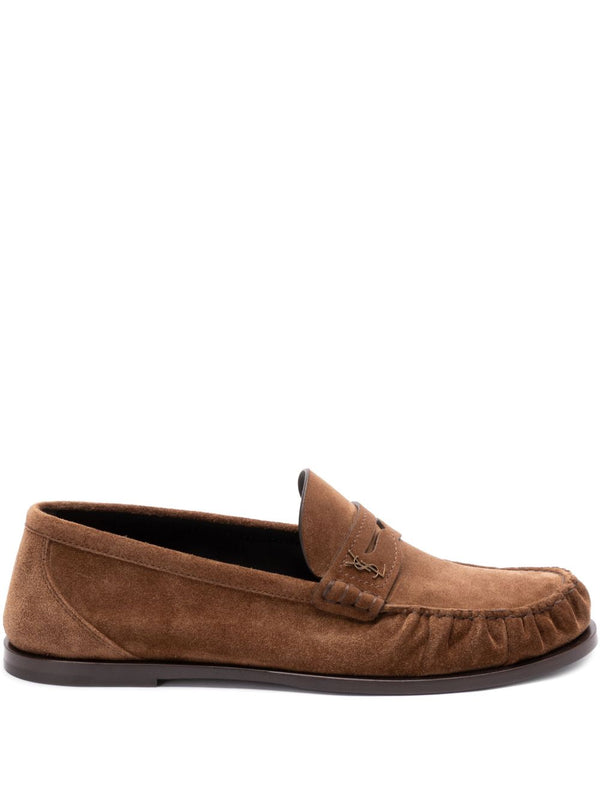 Laurent Suede Leather Loafers