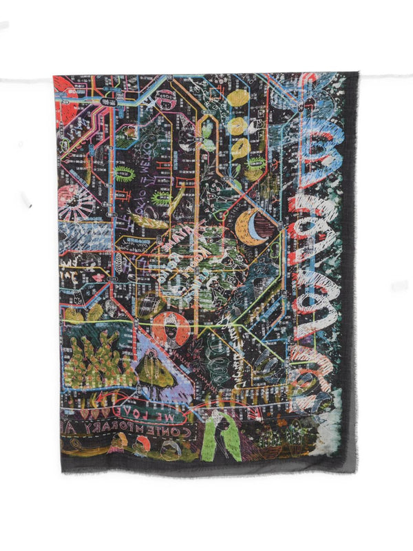 Art In Japan Print Stole