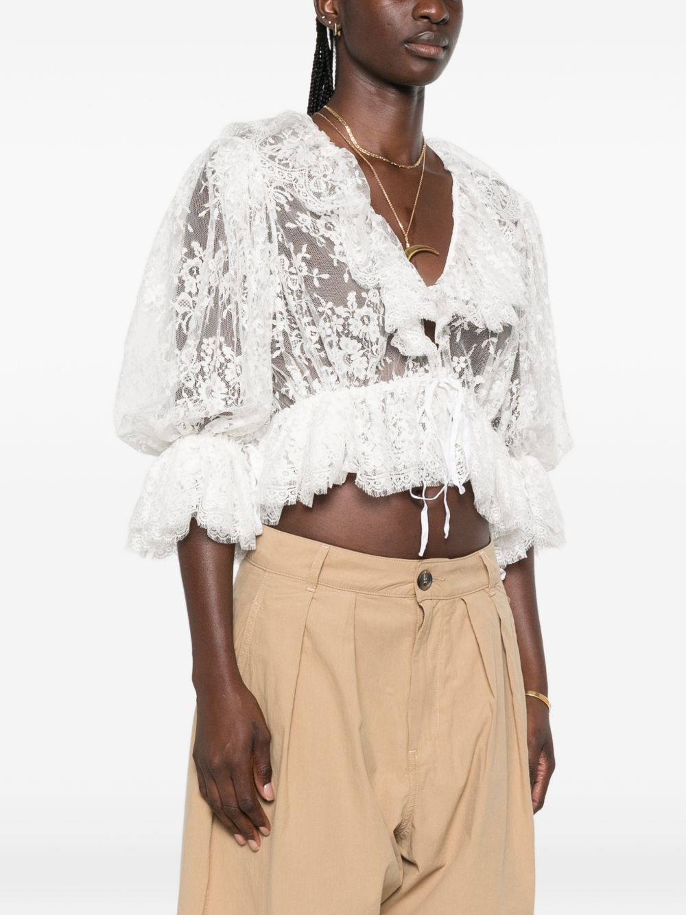 Chloè Top - WHITE | b13bbc15b61e82d38b04334a0bf64da7f1a39242