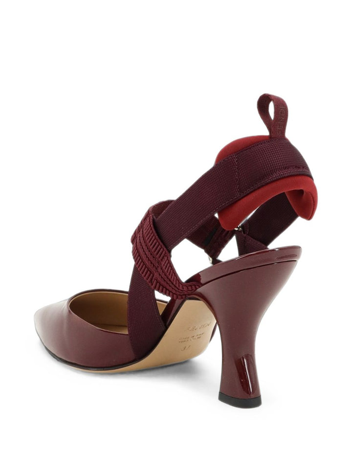 Fendi With Heel - RED | 21f81e3de175353c9c02e7dedb458f9bc41f5fad