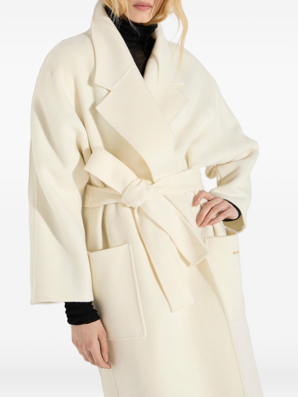 Elisabetta Franchi Coats - WHITE | a1fe3a9e78dd9ccc1e02ef44554a206a315a2a91