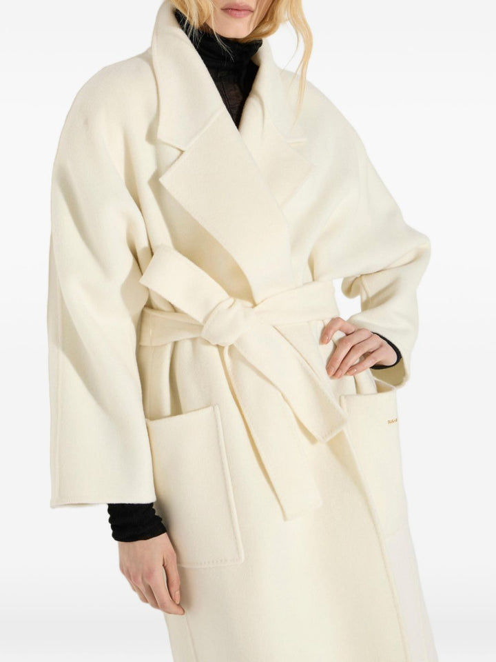 Elisabetta Franchi Coats - WHITE | a1fe3a9e78dd9ccc1e02ef44554a206a315a2a91
