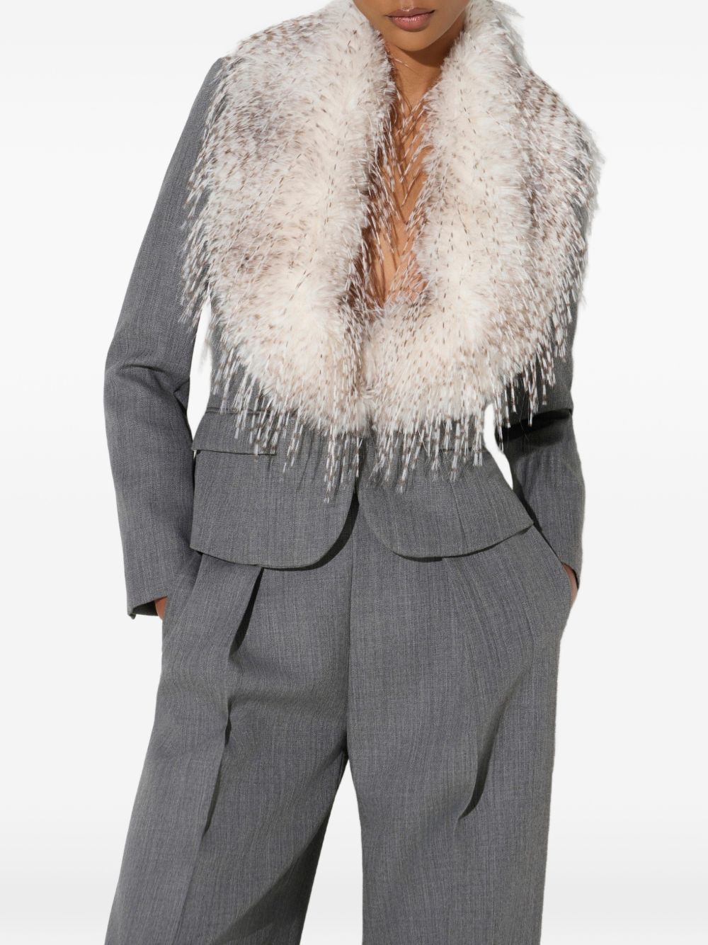 Elisabetta Franchi Jackets - GREY | 881e4163946a3e4e7390e87bac99c732e414663f