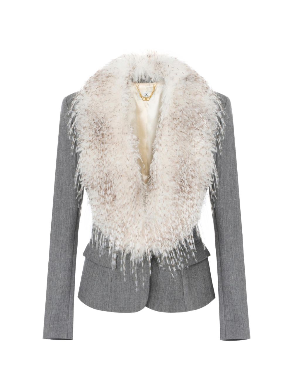 Elisabetta Franchi Jackets - GREY | 1923b2c22af3aae5e2542e1507dba39c0fa631fe