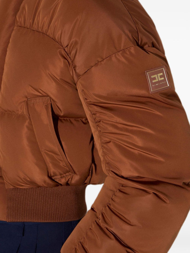 Elisabetta Franchi Coats - BROWN | 3b9a98a9ab7e1554579e97a7695e1af92e0ba42e