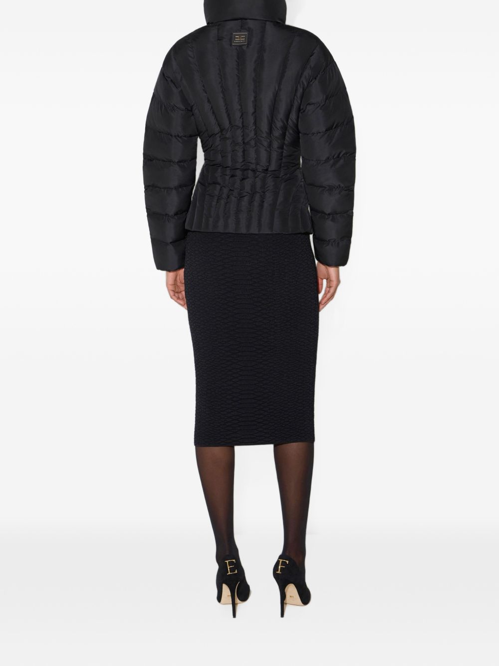 Elisabetta Franchi Coats - BLACK | 5409aad7242fd5758137e8d47f6a893af7a8077e