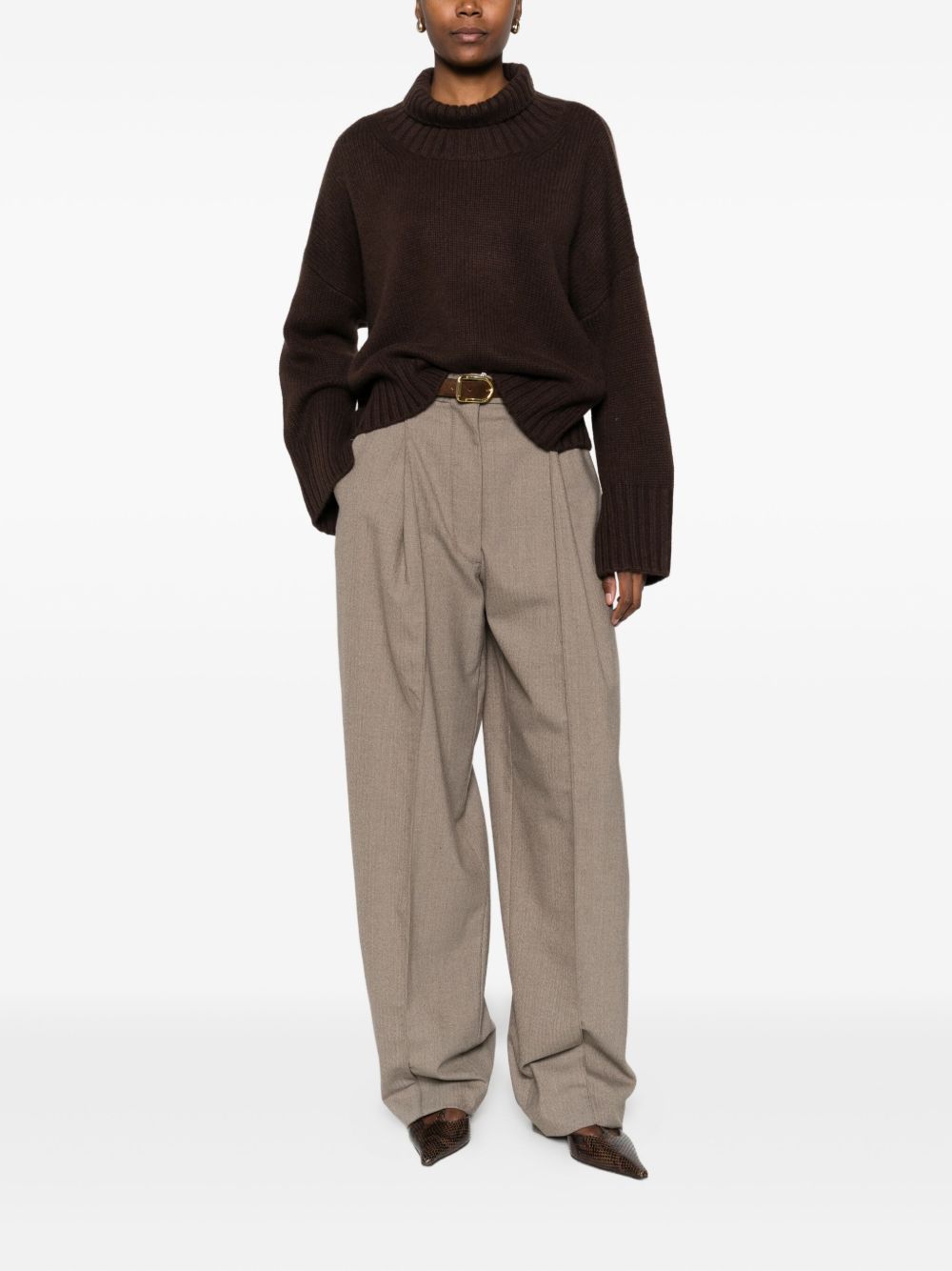 Soft Goat Sweaters - BROWN | fbbdedce9793c3e873f148ceb5546ccb706d183b