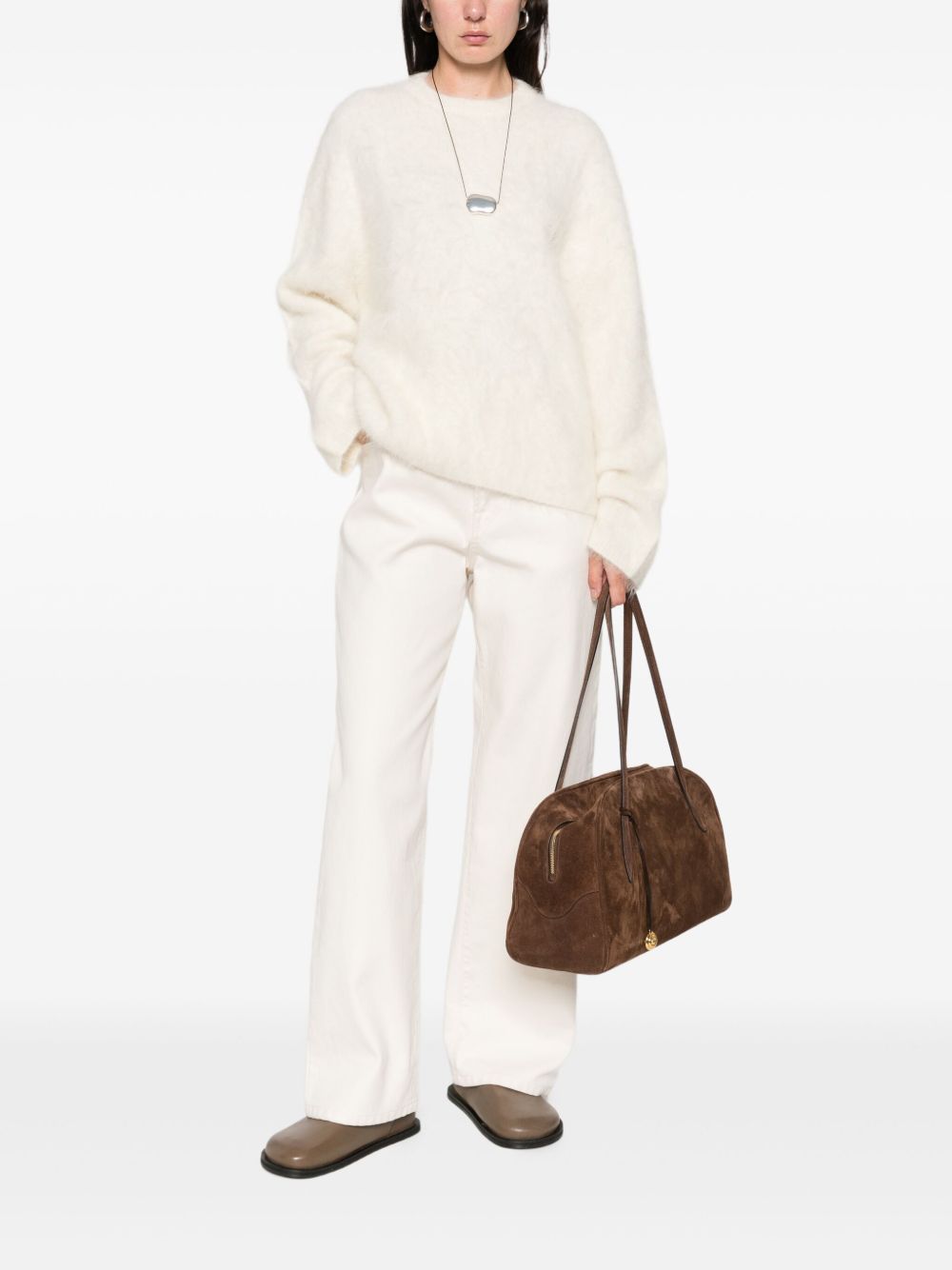 Soft Goat Sweaters - WHITE | f55a19700d25366f480b644dfa5ec269bdb4bbfc