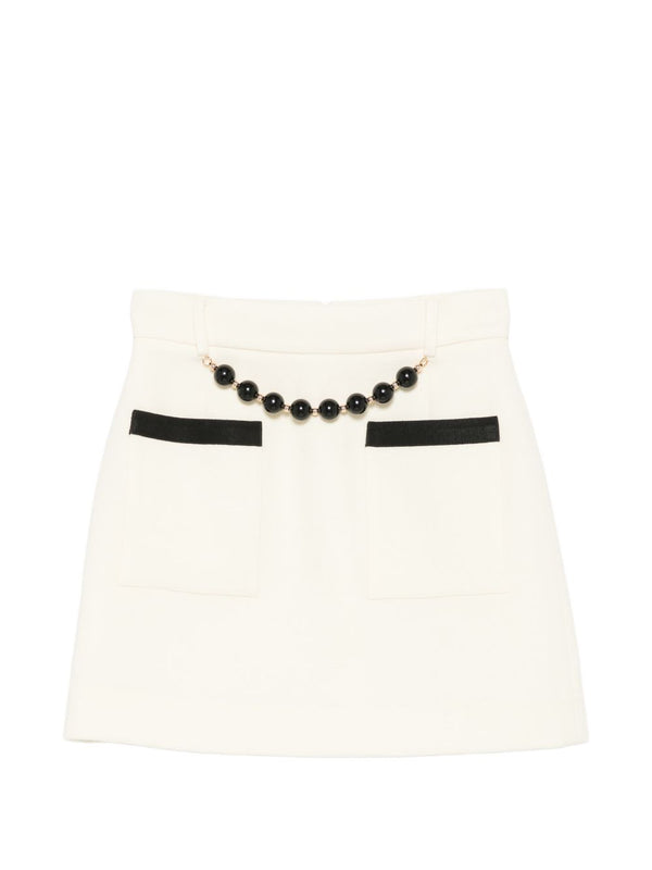 Wool Mini Skirt