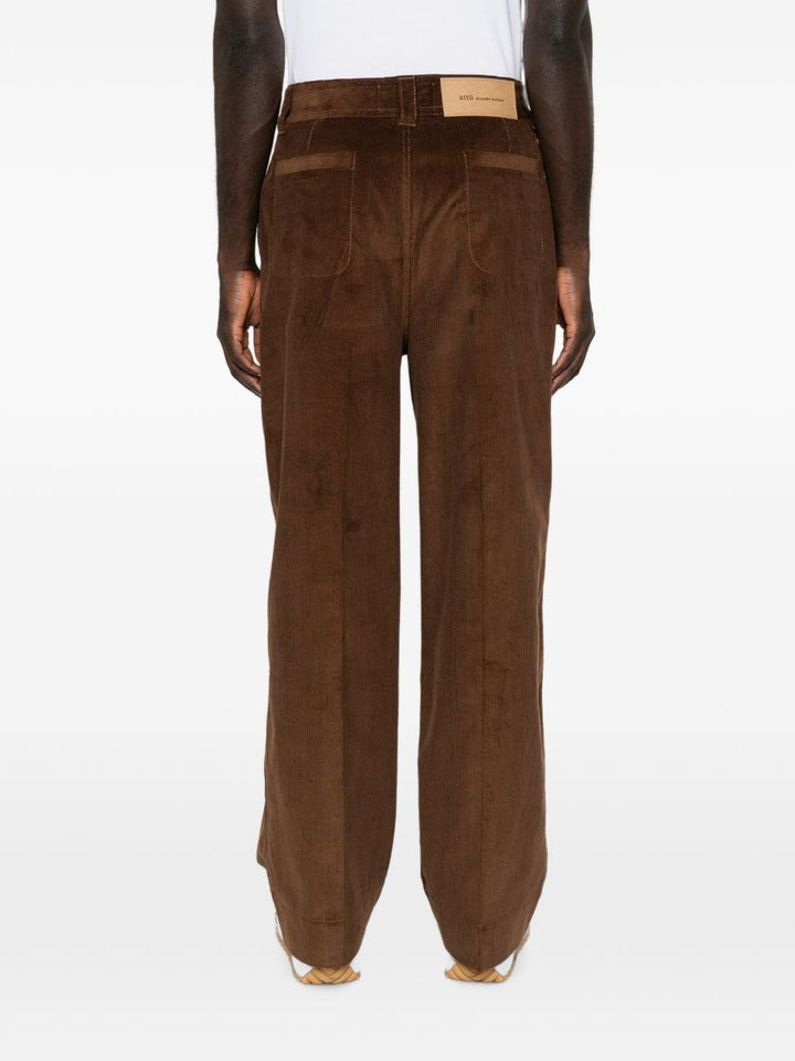 Ami Paris Trousers - BROWN | 3595c407156050964f61159700831a8ae2d338da