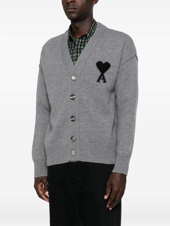 Ami Paris Sweaters - GREY | 697716a5f63a6d969b87cbd1150fe05f913055c3