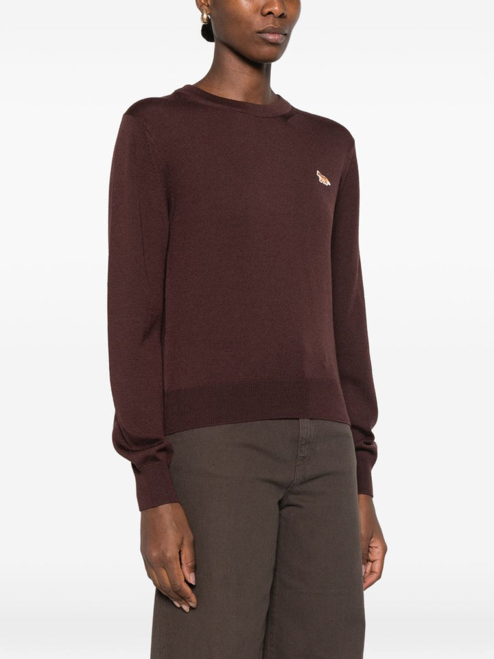Maison Kitsune' Sweaters - BROWN | d9104bce34b184f4d2991e2f8a2717ad8f04fb36