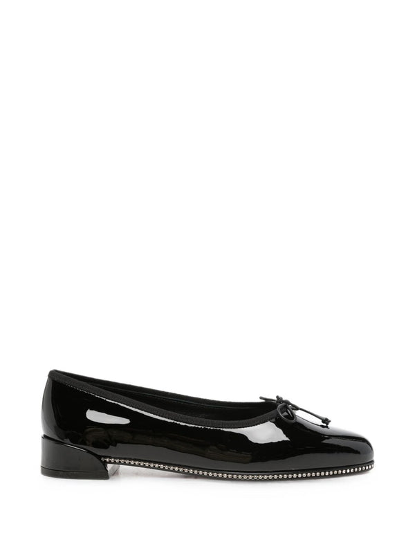 Sweetie Strass Patent Leather Ballet Flats
