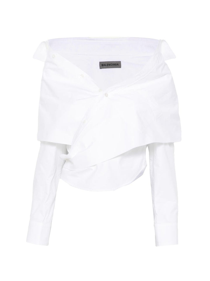 Balenciaga Shirts - WHITE | 7fc4d6f91567be9a0b050a89e782b93b3507ab70