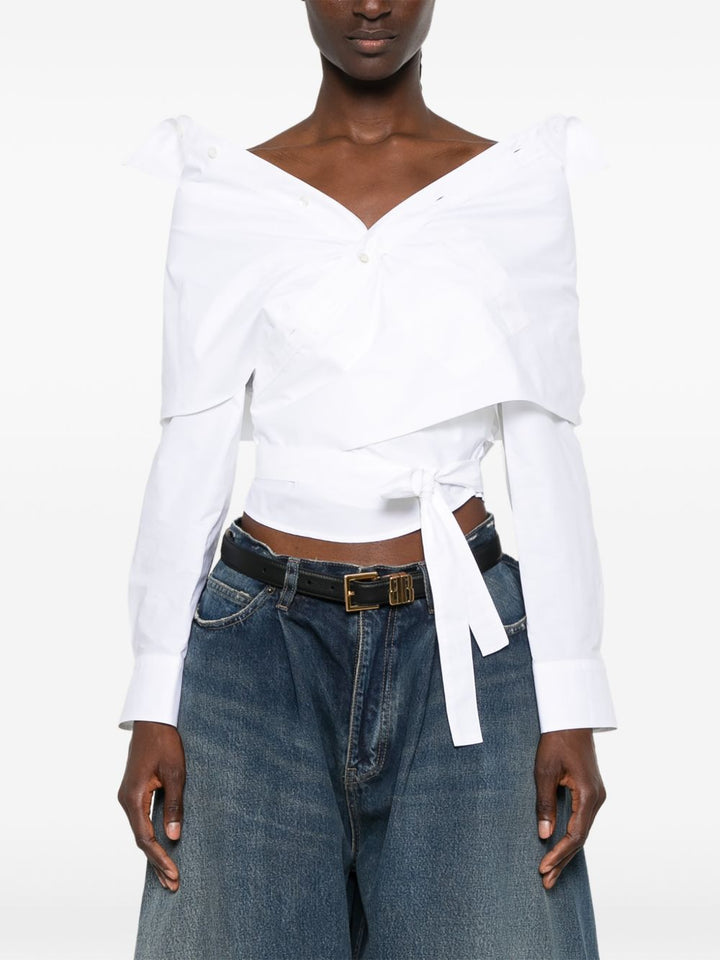 Balenciaga Shirts - WHITE | f1a37ab4fa3e2bf2017b05fa9bfcb69f657819c0