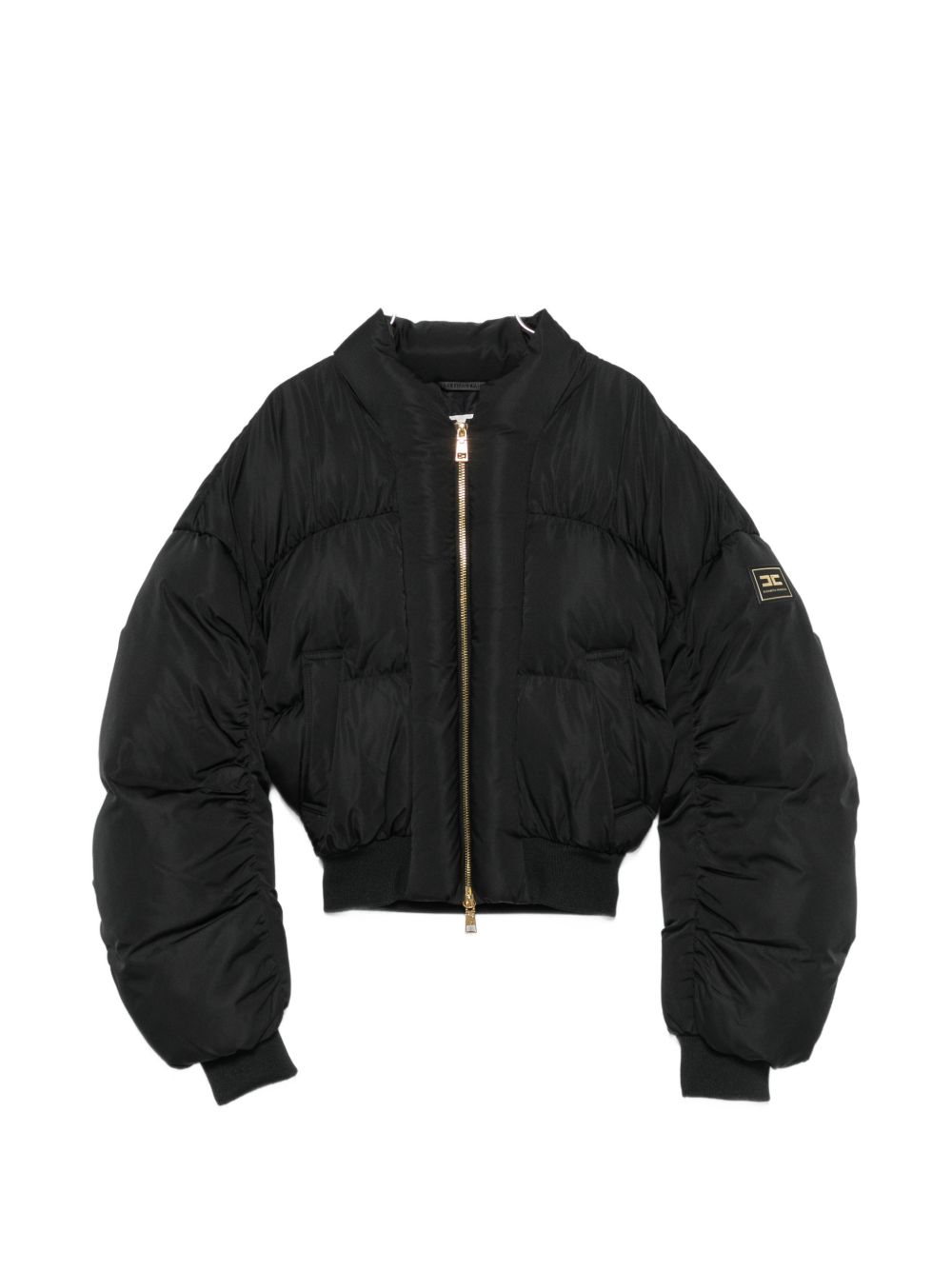 Elisabetta Franchi Coats - BLACK | d05a6a7f1c9fe7c913d7686f13b8510fcb80a247