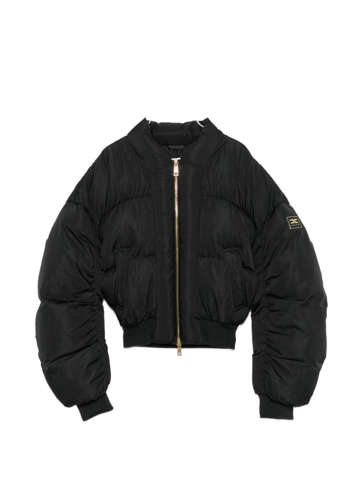 Elisabetta Franchi Coats - BLACK | d05a6a7f1c9fe7c913d7686f13b8510fcb80a247