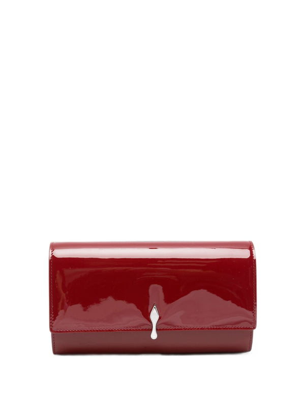 Bettina Patent Leather Wallet On Chain