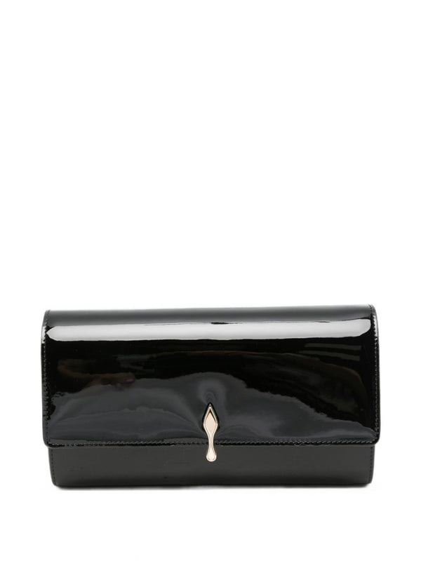 Bettina Patent Leather Wallet On Chain