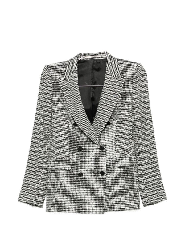 Wool Blend Double-Breasted Jacket