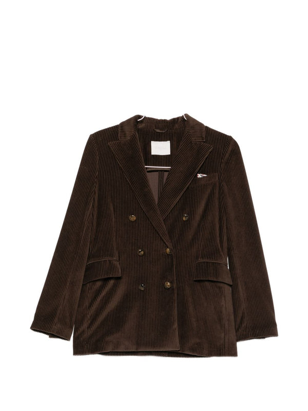 Cotton Double-Breasted Jacket