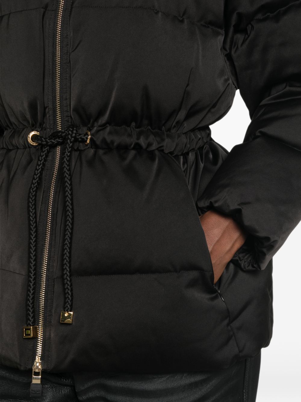 Elisabetta Franchi Coats - BLACK | b9a6bc99fa3ed3ff4a843bd36de29e27836850b5