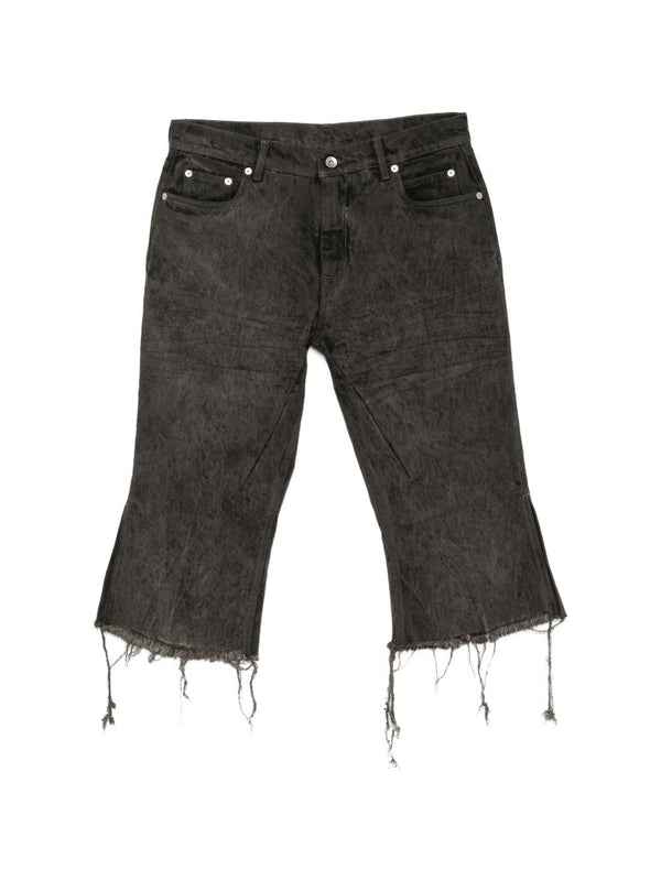 Denim Slim Bermuda Shorts
